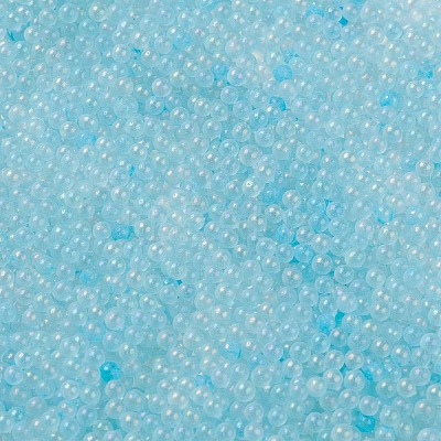Luminous Transparent Glass Seed Round Beads GLAA-F124-D07-A-1