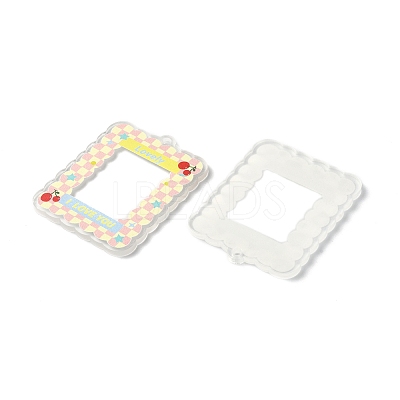 5Pcs 5 Colors Acrylic Photocard Sleeve Pendant Decoration DIY-FS0004-93-1