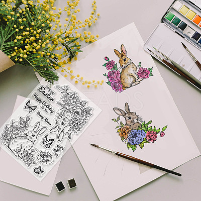 Custom PVC Plastic Clear Stamps DIY-WH0448-0810-1