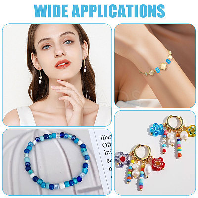 4 Strands 2 Styles Handmade Millefiori Glass Bead Strands KY-CA0001-60-1
