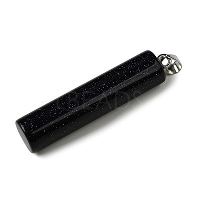Synthetic Blue Goldstone Big Pendants G-F820-11I-1
