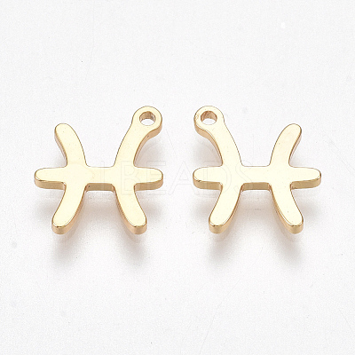 Ion Plating(IP) 304 Stainless Steel Charms LS-STAS-S107-06E-1