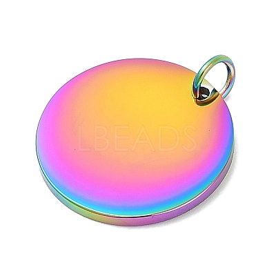 Ion Plating(IP) 304 Stainless Steel Pendants STAS-I311-33F-RC-1