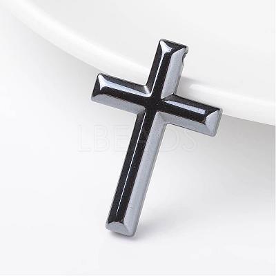 Non-Magnetic Synthetic Hematite Pendants G-D802-02-1