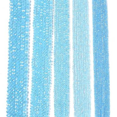 Electroplate Glass Beads Strands LS-EGLA-A044-J8mm-B04-1