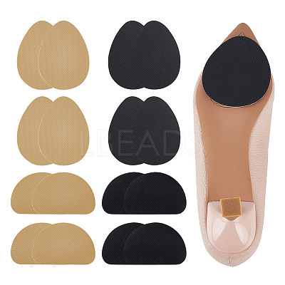16Pcs 4 Styles Anti Skid Rubber Shoes Bottom Heel Sole FIND-NB0005-19-1