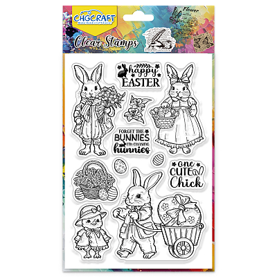 PVC Plastic Clear Stamps DIY-WH0618-0325-1