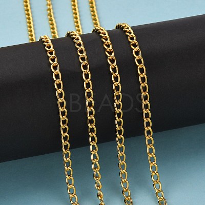 Iron Twisted Chains Curb Chains CHS007Y-G-1