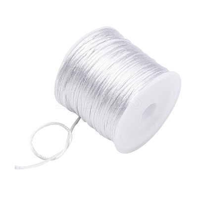 30M Nylon Satin Rattail Cords NWIR-YW0001-04-01-1