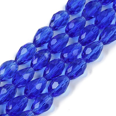 Transparent Glass Beads Strands EGLA-N013-T10mm-D11-1