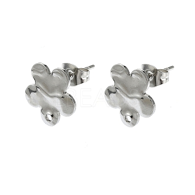 Non-Tarnish 304 Stainless Steel Stud Earring Findings LS-STAS-L024-003P-03-1