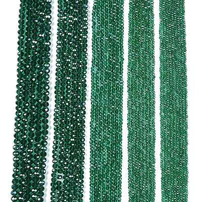 Electroplate Glass Beads Strands EGLA-A044-T2mm-A18-1