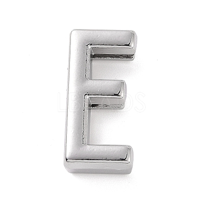 Alloy Letter Slide Charms FIND-A023-17E-1