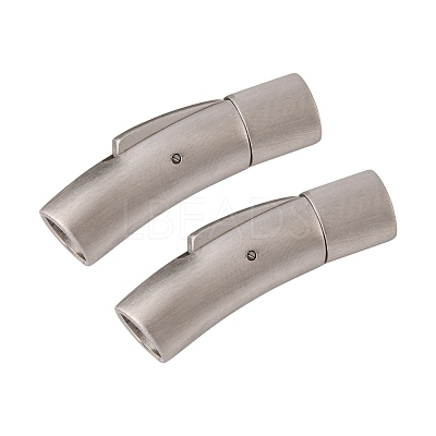 304 Stainless Steel Bayonet Clasps STAS-C041-01-1