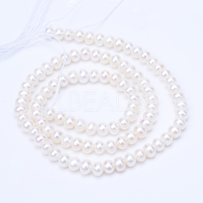 Natural Cultured Freshwater Pearl Beads Strands PEAR-R063-08-1