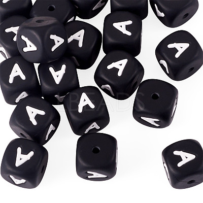 20Pcs Food Grade Eco-Friendly Silicone Beads SIL-TADJ0001-04A-1