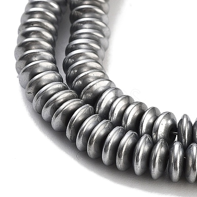 Electroplated Synthetic Non-magnetic Hematite Beads Strands G-P545-A01-01-1