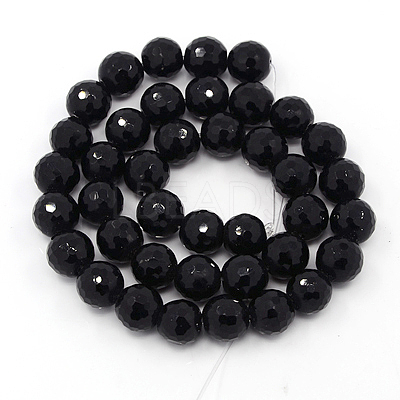 Synthetic Black Stone Beads Strands LS-G867-044-1