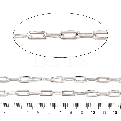 Rack Plating Brass Cable Chains CHC-A010-07P-1
