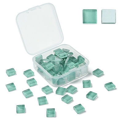 60Pcs Transparent Glass Cabochons GLAA-YW0003-65-24-1