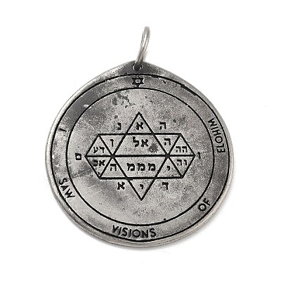 304 Stainless Steel Pendants STAS-V008-22AS-01-1