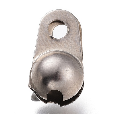 Tarnish Resistant 304 Stainless Steel Bead Tips X-STAS-A050-A-P-1