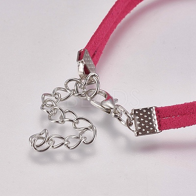 Suede Bracelet Making LS-MAK-WH0007-01B-1