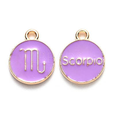 Alloy Enamel Pendants ENAM-S124-01A-01L-1