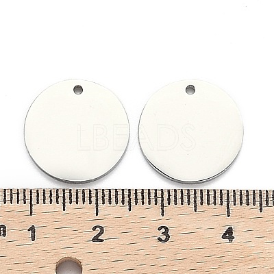 Non-Tarnish 304 Stainless Steel Stamping Blank Tag Mirror Polished Finish Pendants STAS-L220-04P-A-1