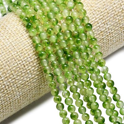 Natural Malaysia Jade Beads Strands G-L645-C01-6mm-31-1