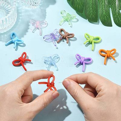50Pcs Opaque Acrylic Beads TACR-FS0001-70-1