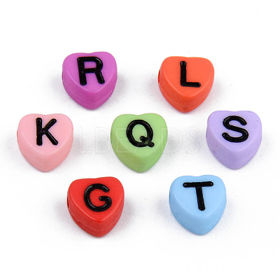 Opaque Acrylic Enamel Beads X-MACR-S273-37-1