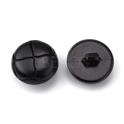 1-Hole Plastic Buttons BUTT-WH0027-03B-01-1