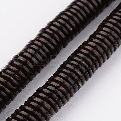 Natural Coconut Bead Strands BSHE-P021-23-8mm-1