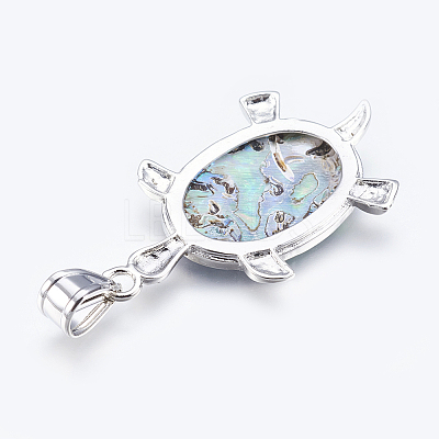 Abalone Shell/Paua ShellJewelry Sets SJEW-P089-02-1