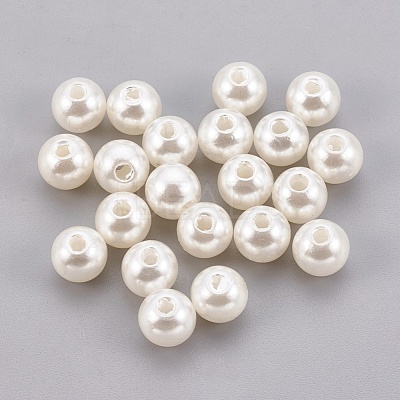 ABS Plastic Imitation Pearl Beads KY-G009-10mm-02-1