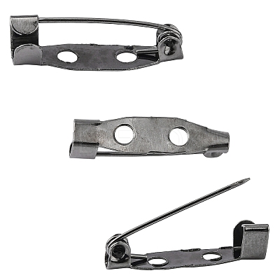 Iron Brooch Findings IFIN-E021Y-M-1