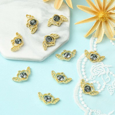 Alloy Rhinestone Pendants ALRI-YW0001-16-1