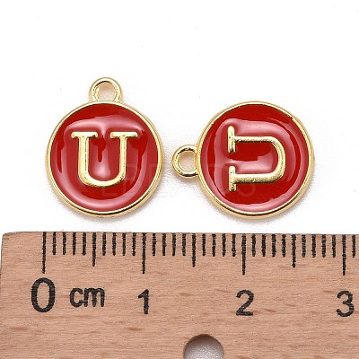 Golden Plated Alloy Enamel Charms LS-ENAM-S118-03U-1