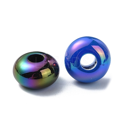 Opaque Acrylic European Beads OACR-E033-19-1