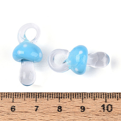 Handmade Lampwork Pendants LAMP-T021-14H-1