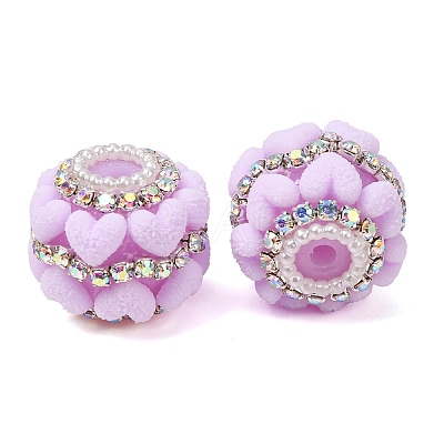 Rwsin & Acrylic & ABS Imitation Pearl Beads RE-CBA1913-03B-1