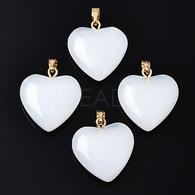 Spray Painted Glass Pendants GLAA-N035-016-A02-A-1