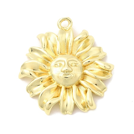 Brass Pendants KK-F929-11B-G-1
