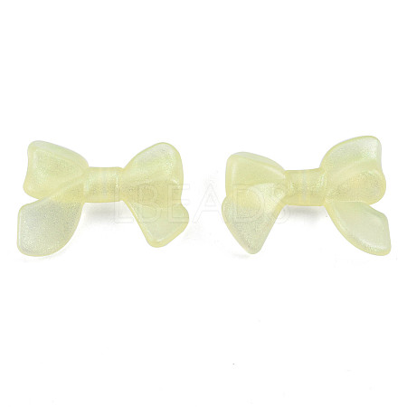 Transparent Luminous Acrylic Beads LS-TACR-T007-11E-1