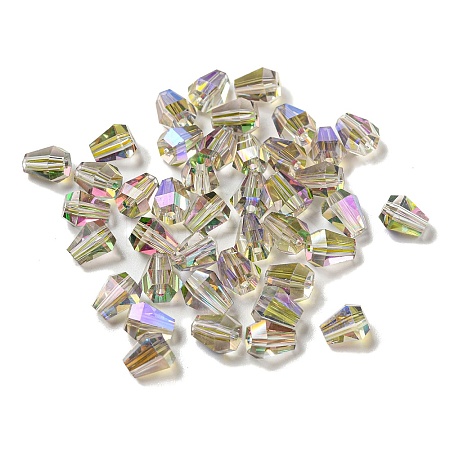 Electroplate Glass Beads EGLA-Z004-03B-1