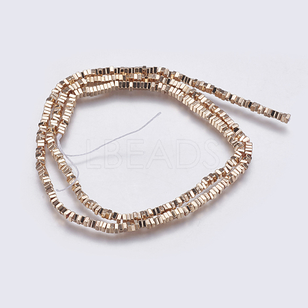 Electroplate Non-magnetic Synthetic Hematite Bead Strands X-G-K237-08F-1