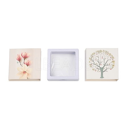 Square Plastic 3D Floating Frame Display Holder ODIS-L006-02-1