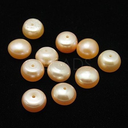 Grade AA Natural Cultured Freshwater Pearl Beads PEAR-D001-7-7.5-1AA-1