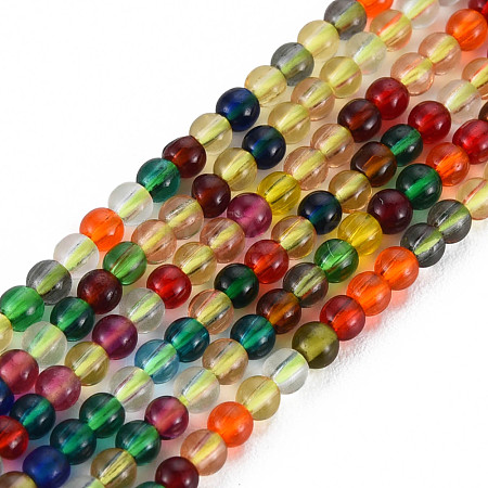 Glass Beads Strands GLAA-N041-008B-1